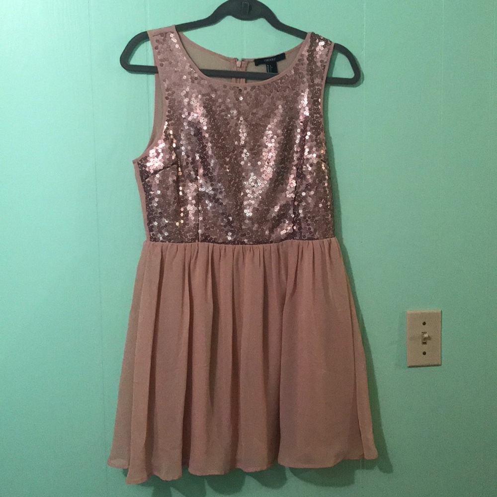 Forever 21 taupe dress